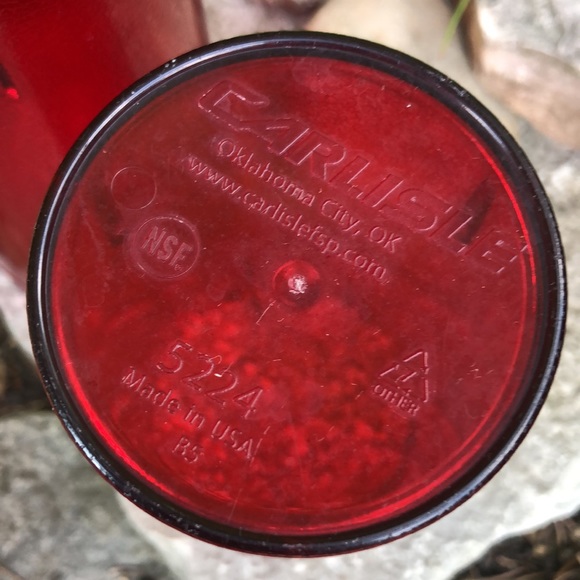 Vintage Carlisle brand Coca Cola Plastic “Pizza” Glasses-Set of two - Picture 8 of 10